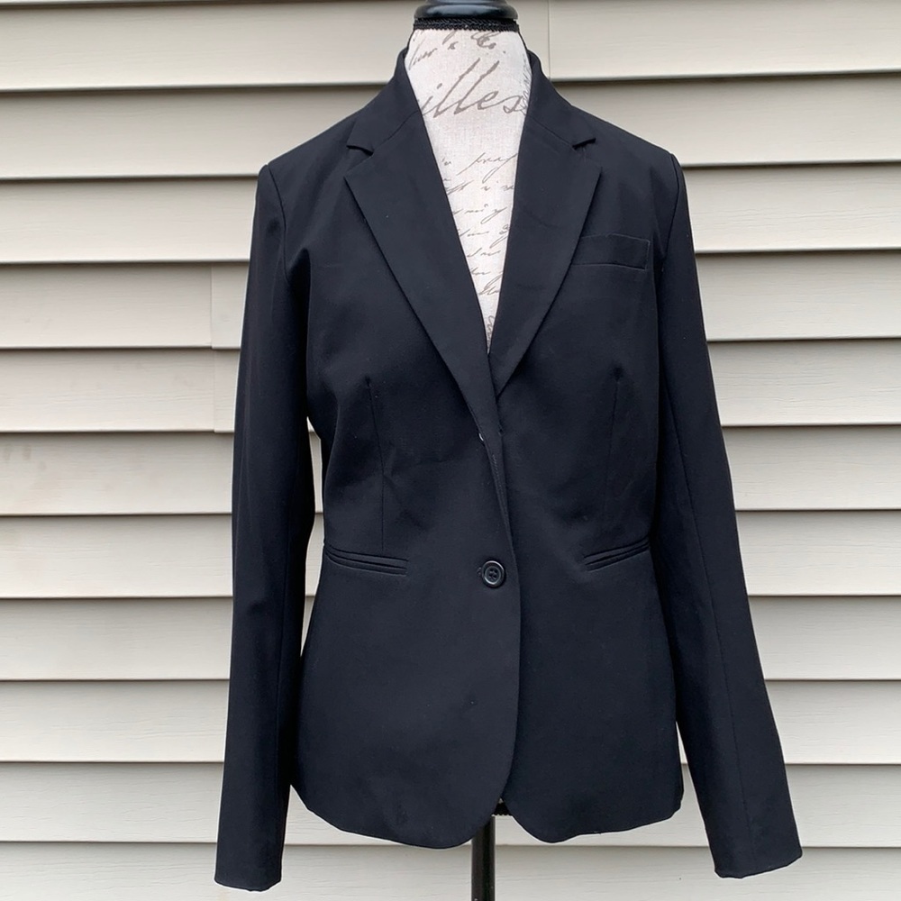 LARRY Levine Classic Black Blazer